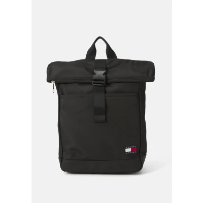 Bild av Tommy Jeans herr TJM ESS Daily ROLLTOP ryggsäck AM0AM13401, svart (svart), en storlek, One Size