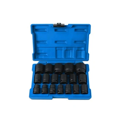 Bild av Laser 6648 pluggbas för slagskruvdragare, 1,3 cm diameter (0,5 tum), set med 18 delar
