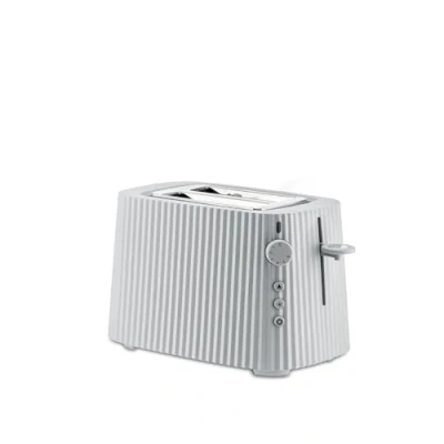 Bild av Alessi Toaster Plissé White 6 settings Michele de Lucchi MDL08 W