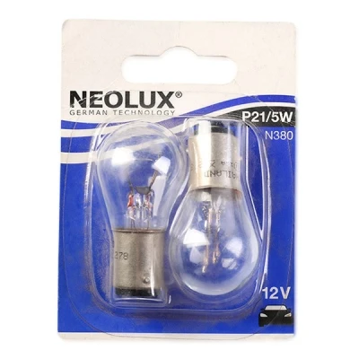 Bild av NEOLUX N380 02B Ampoule, feu clignotant 12 21/5 P21/5W CITROËN: Jumper II Van, C4 Picasso 1, Berlingo II, RENAULT: CLIO 3, MEGANE Kangoo I