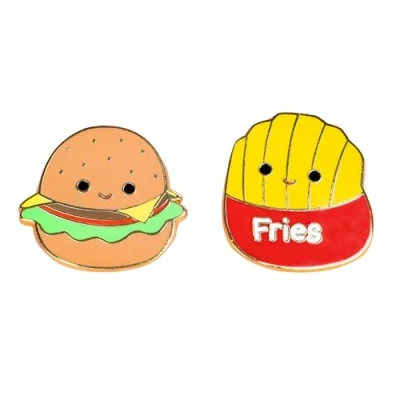 Bild av Squishmallows Carl &amp; Floyd (2 Pack) Pin / Badge