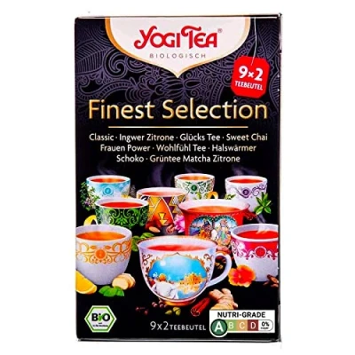 Bild av FINSTA UTVECKLING EXPRESS TEA (MIX TEA) BIO (9 x 2 VÄSKOR) 34,6 g YOGI