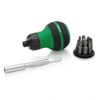 Bild av TOPTUL GAAR1101 Tournevis à embouts 11 SL4, SL5.5, SL6.5, PH1, PH2, T15, T20, T25 hexagonale, Fente, Cruciforme (PH), Torx