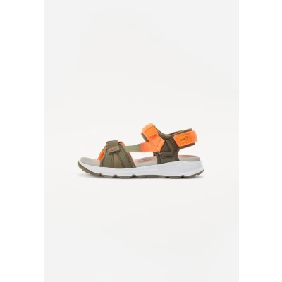 Bild av Superfit Criss Cross Unisex Sandaler för barn, Storlek: 41, Green/orange Konstmaterial/textil