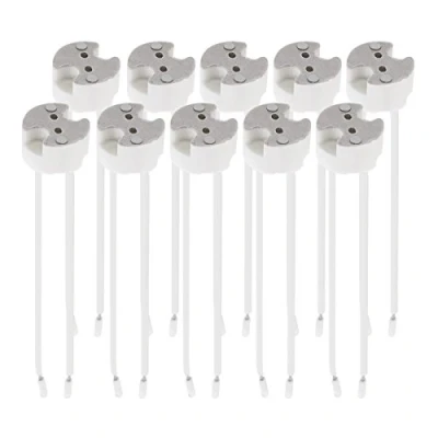 Bild av kwmobile GU5.3 lamphållaruttag set med 10 MR16 12 V för halogen och LED lampor, lampor takbelysning