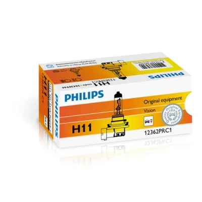 Bild av Halogenlampa PHILIPS Vision H11 PGJ19 2, passar många modeller, 000000 001606, 7701049263, 90981 13075, YZZDD, BR 0711P, LR000704,