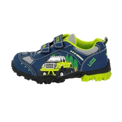 Bild av Lico MONSTERTRUCK V BLINK Unisex Barn Sneakers, Marinblå/citrongul, 35 EU