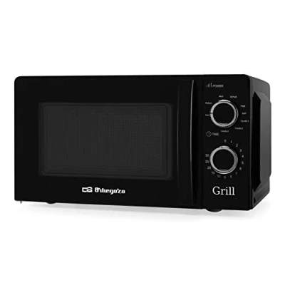 Bild av Orbegozo MIG 2131 mikrovågsugn med grill och 20 liter kapacitet, 5 effektnivåer 3 kombinerade funktioner, timer upp till 30 minuter, 700900 W, svart