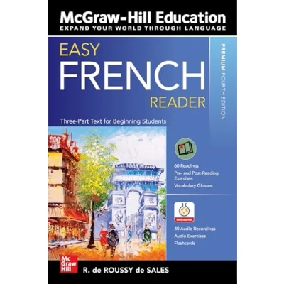 Bild av Easy French Reader, Premium Fourth Edition: A Three part Text for Beginning Students
