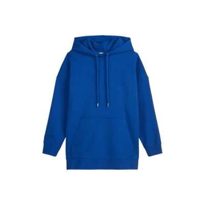 Bild av Marc O&#039;Polo Hoodie CAPE Style Relaxed FIT Sweatshirt, Storlek: Small, Shiny blue
