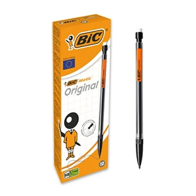 Bild av BiC Matic 820959 Penna, Svart, 12 stycken