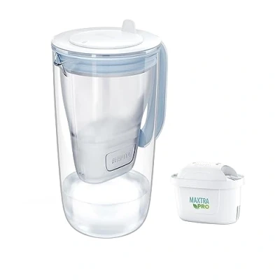 Bild av Brita Style XL vattenfilterkanna ljusgrå (3,6 l) inkl. 1 MAXTRA PRO All in patron stort filter i modern design för kylskåp att minska kalk, klor, bly och koppar