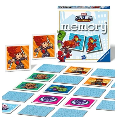 Bild av Ravensburger Marvel Avengers Super Hero Adventures Mini Memory Game Matching Picture Snap Pairs Games For Kids Age 3 Years Up