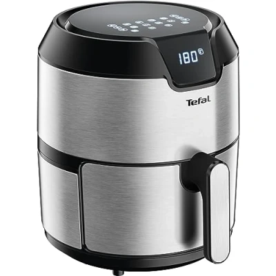 Bild av Tefal Easy Fry Deluxe Varmluftsfritös, 1400 W, Silver, Svart