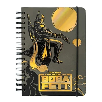 Bild av Grupo Erik The Book Of Boba Fett A5 Notebook Bullet Journal Notebooks Notepads Notepad Dotted Sketchbook