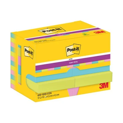 Bild av Post it® Notes SS Cosmic 47,6x47,6mm 12/fp
