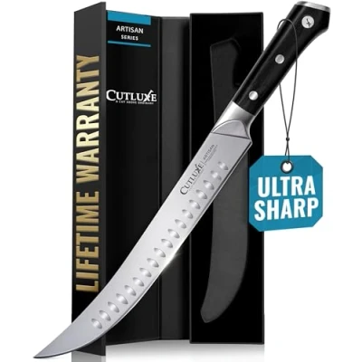 Bild av Cutluxe Slaktmätare 24 cm Köttkniv Slaughter Kniv Knife Kitchen Ergonomisk design &amp; extremt skarp