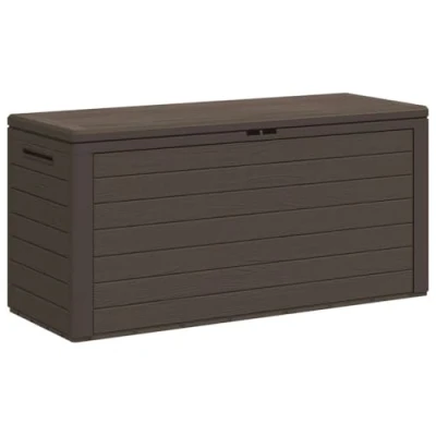 Bild av vidaXL Dynbox brun 116x44x55 cm