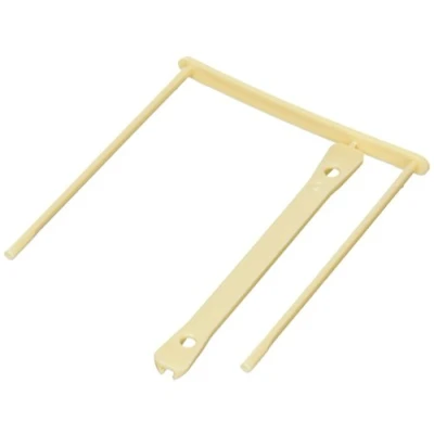 Bild av Snabb förpackning med 50 beige plastarkivbindare för standardiserade dokument