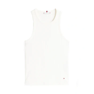 Bild av Tommy Hilfiger SLIM TANK Linne, Storlek: Large, Ecru
