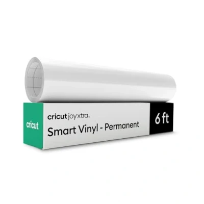 Bild av Cricut Smart Vinyl Permanent, Vit, 24 cm x 1,8 m Bulk (1)
