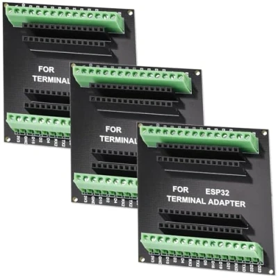 Bild av 3 st ESP32 breakoutboard för 30PIN, utvecklingstavla 2,4 GHz Dual Core WLAN WiFi Bluetooth 2 i 1 mikrostyrenhet ESP WROOM 32 chip Arduino (3)