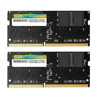 Bild av Silicon Power 16 GB (8 X 2) DDR4 2666 MHz 260 stifts CL19 1,2 V SODIMM laptopminne kompatibel med Intel Skylake plattformar/Kaby Lake CPU serien moderkort