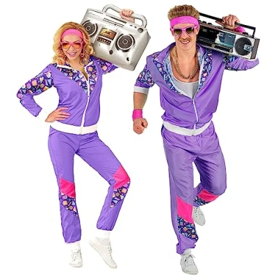 Bild av &quot;THE 80s SHELL SUIT&quot; (jacka, byxor) (XXL)