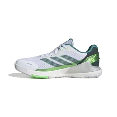 Bild av adidas För Män Crazyquick Lightstrike Padel Shoes, Cloud White/Aurora Ivy/Lime Burst, 51 1/3 EU