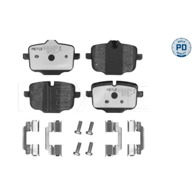 Bild av MEYLE 025 247 0318/PD Jeu de plaquettes frein PD Quality Essieu arrière préparé pour indicateur d&#039;usure avec tôle anti bruit accessoires
