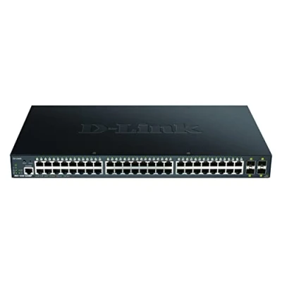 Bild av D Link DGS 1250 52XMP 52 Port 10 Gigabit Smart Managed PoE Switch (370w)