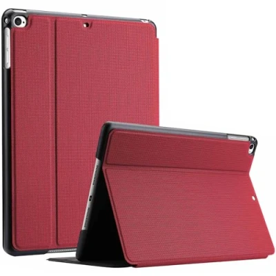 Bild av ProCase Fodral för iPad 9.7&quot;, 6, 5, Air 2, 1, modell: A1893 A1954 A1822 A1823 A1566 A1567 A1474 A1475 A1476, skyddsfodral mot fall, magnetisk flik röd