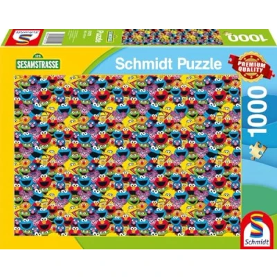 Bild av Schmidt Spiele Sesame Street, Who, How, What?, 1000 Pieces Puzzle
