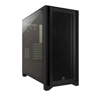 Bild av CORSAIR 4000D Air Flow Boîtier PC ATX MOYEN TOUR EN VERRE TEMPÉRÉ Noir CC 9011200 WW CS7975