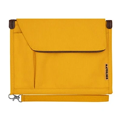 Bild av A5 konferensmapp Business Organizer Bag Notepad Bärväska Dokumentfodral Portfolio Organizer(Färsk apelsin)