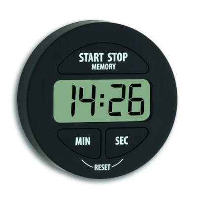 Bild av TFA Dostmann elektronik timer och stoppur, svart / 55 x 17 mm, 1st