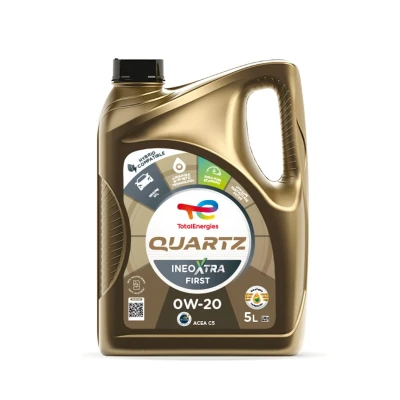 Bild av Total Quartz Ineo Xtra First 0W 20 5I Huile moteur 214314 PEUGEOT: 2008 Break, 308 SW 2, 5008 II, CITROËN: C3 III, C4 II Cactus, Berlingo Van
