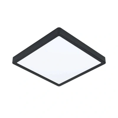 Bild av EGLO LED taklampa Fueva 5, L x B 28,5 cm, modern av stål och en plast lampyta, i svart, vit, installationslampa neutral vit