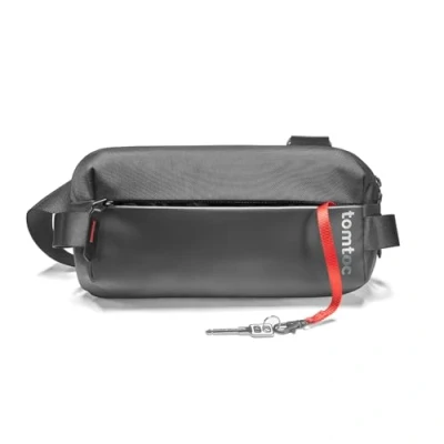 Bild av tomtoc Kompakt sling bag slingväska, 4 liter Minimalistisk bröstväska Axelväska Axelremsväska för män och kvinnor, Vattenavvisande, lätt liten crossbody Axelväskor fritid resor