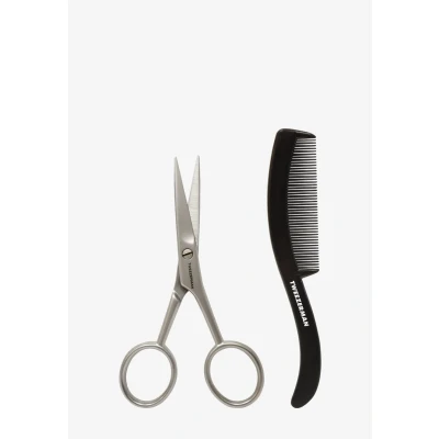 Bild av Tweezerman GEAR Moustache Scissors &amp; COMB Rakset, Storlek: One Size,