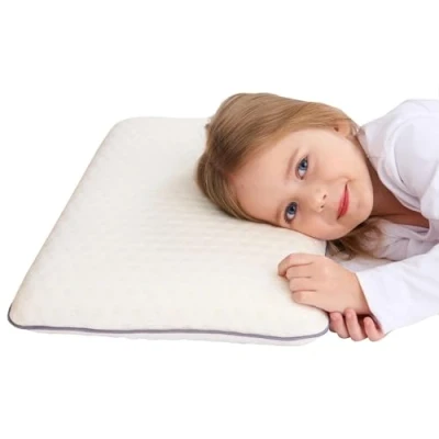 Bild av Barnkudde Memory Foam Hypoallergen kudde platt (3 8 år)