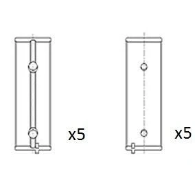 Bild av FAI AutoParts BM1042 STD Coussinet de vilebrequin PEUGEOT: 205 II 3/5 portes, 106 206 CITROËN: AX C2 portes