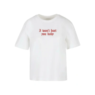 Bild av Mister Tee WON&#039;T HURT Tshirt med print, Storlek: Large, White