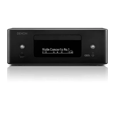 Bild av Denon RCD N12DAB kompaktsystem, HiFi förstärkare, CD spelare, internetradio, musikstreaming, HEOS multirum, Bluetooth och WLAN, AirPlay 2, Alexa kompatibel, 2 optiska TV ingångar, DAB+ radio