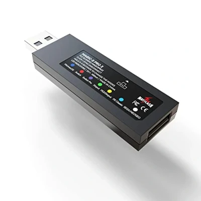 Bild av MAYFLASH Magic S Pro 2 trådlös Bluetooth USB adapter för PS4, Switch, macOS, Windows, Raspberry Pi, kompatibel med Xbox Series X och styrenhet, One Bluetooth, PS5 styrenhet mer
