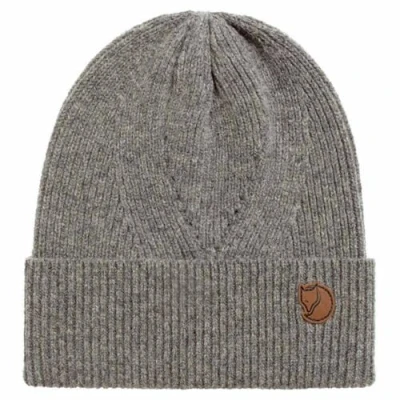 Bild av Fjällräven Grå Cuff Beanie Directional Rib Grey @ Hatstore