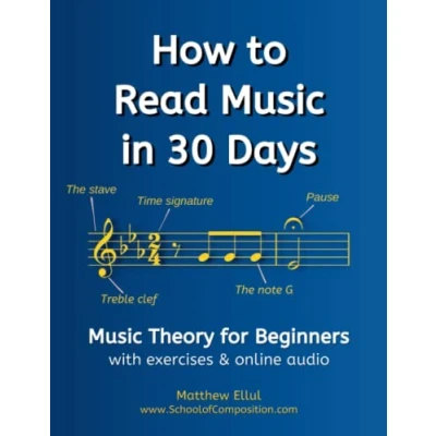 Bild av How to Read Music in 30 Days: Theory for Beginners with exercises &amp; online audio: 1