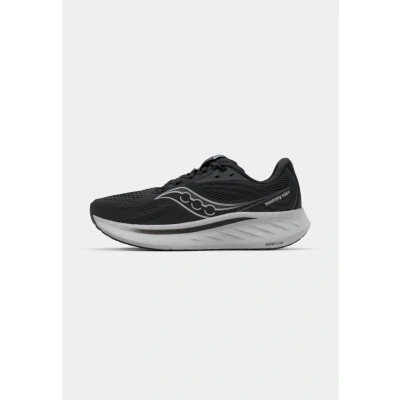 Bild av Saucony RIDE 18 Väglöparskor, Storlek: 44.5, Black/white Textil/syntet