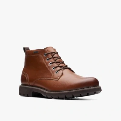 Bild av Clarks Herr Batcombemixgtx ankelboots, Svart läder, 47 EU