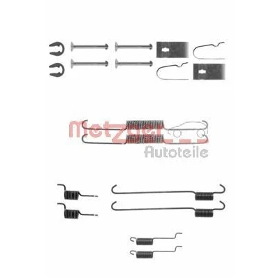 Bild av METZGER 105 0815 Kit d&#039;accessoires, mâchoire de frein SUZUKI: SWIFT 3, 4